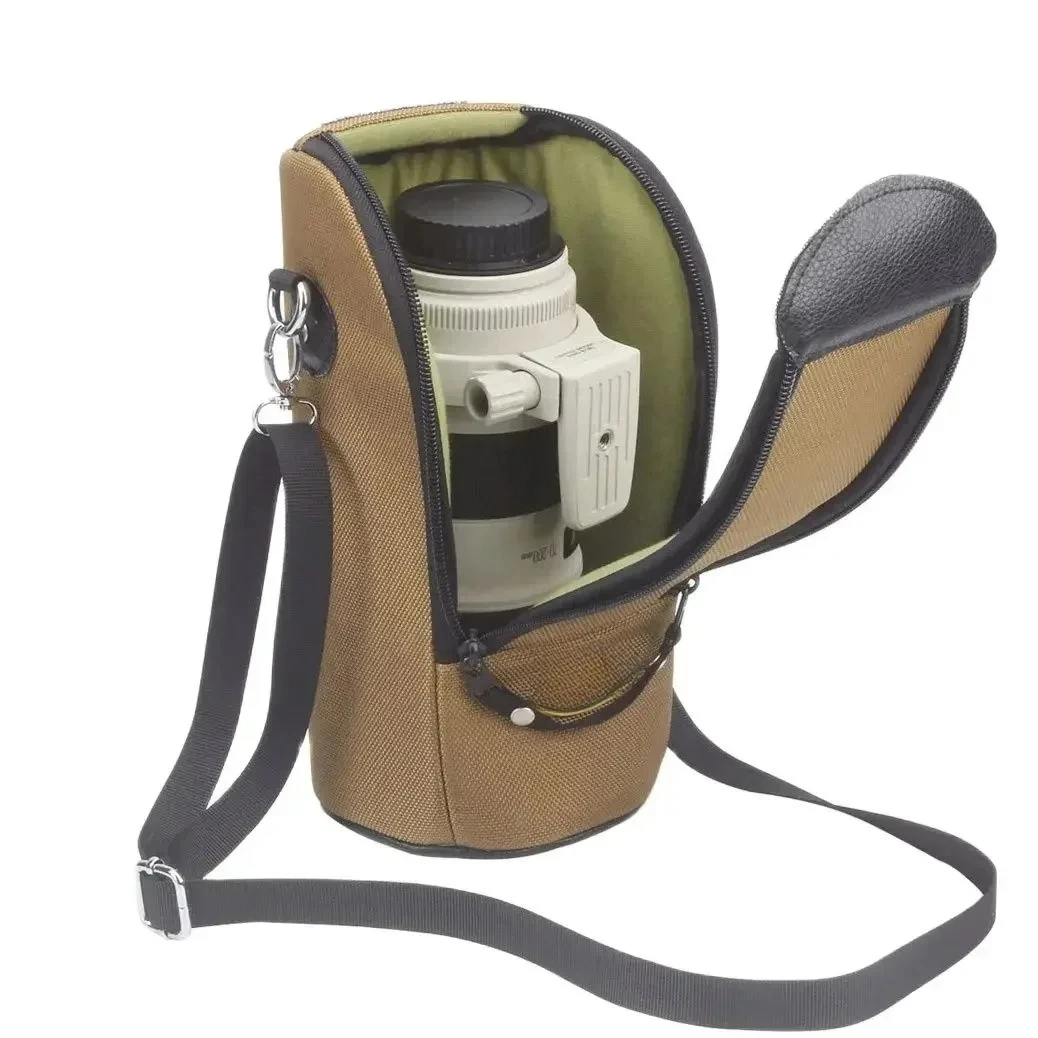 Водонепроницаемая сумка для объектива камеры толстый мягкий чехол для объектива фотоаппарата Canon 70-200/2.8 Nikon 80-400/2.8 DSLR объектив с плечевым ремнем