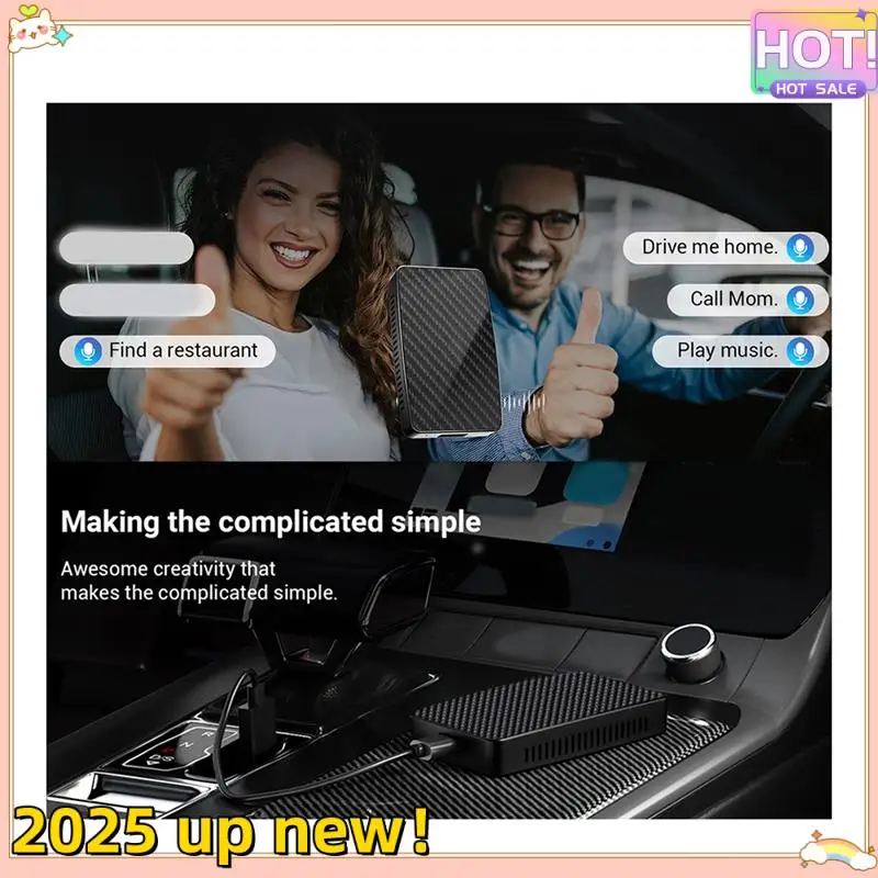 

Superior Quality-Android Ai Box Wireless Carplay Adapter Android Auto Built In Youtube Netflix Spotify IPTV For Car With Wired C