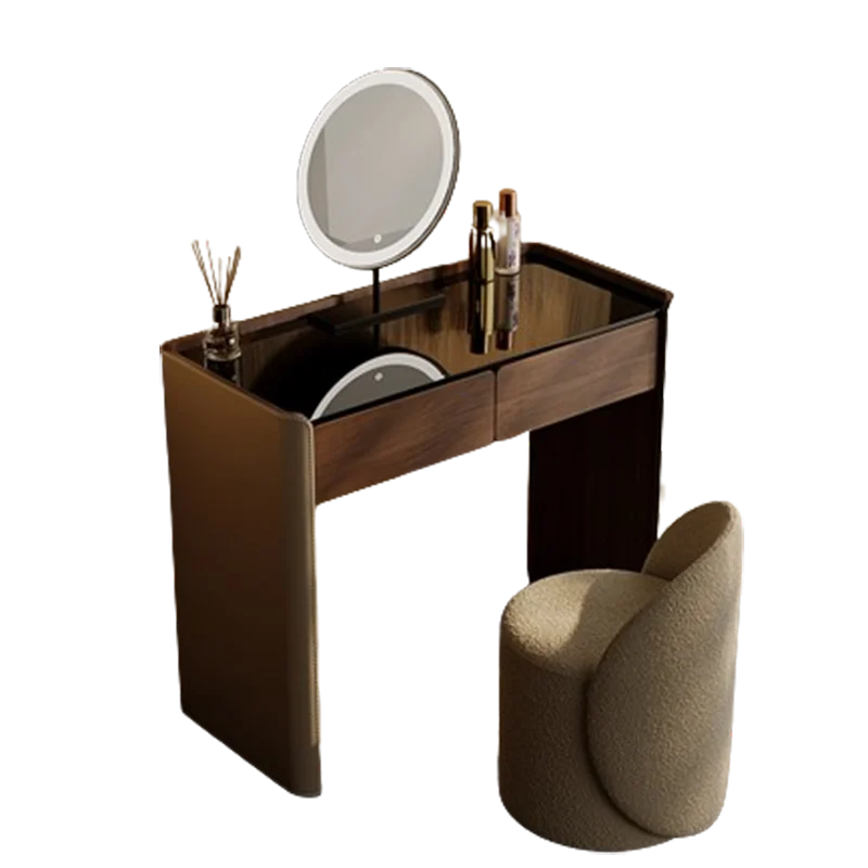

Mirror Women Vintage Living Room Dressing Table Drawers Hotel Bedroom Furniture Storage Nordic Dressing Table