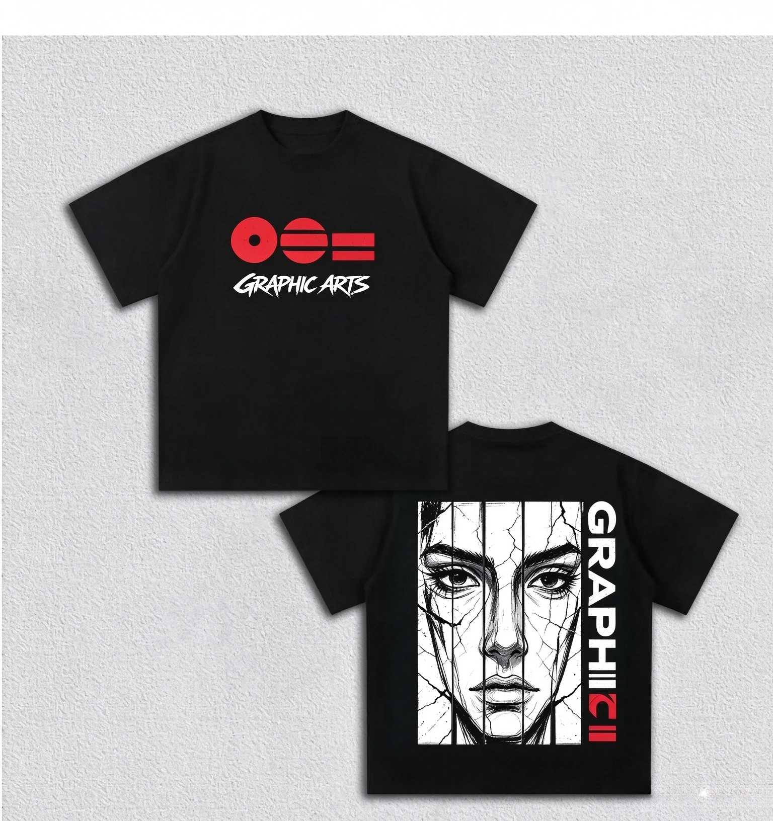 Modern Abstract Geometric Graphic Tee Men Women Art Pattern Print Short Sleeve Streetwear Summer T-shirt