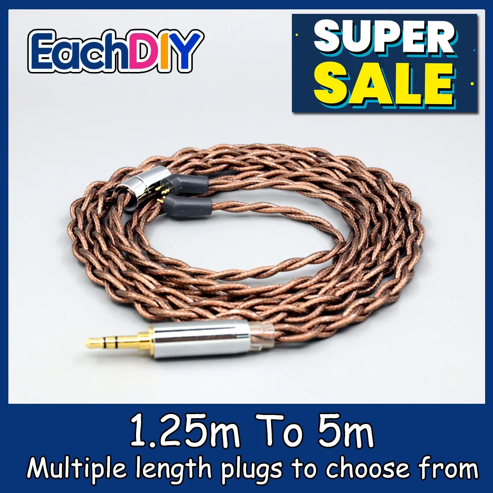 

99% 24k Gold 7n Pure Silver Graphene Shield Earphone Cable For Etymotic ER4B ER4PT ER4S ER6I ER4 2pin LN008551