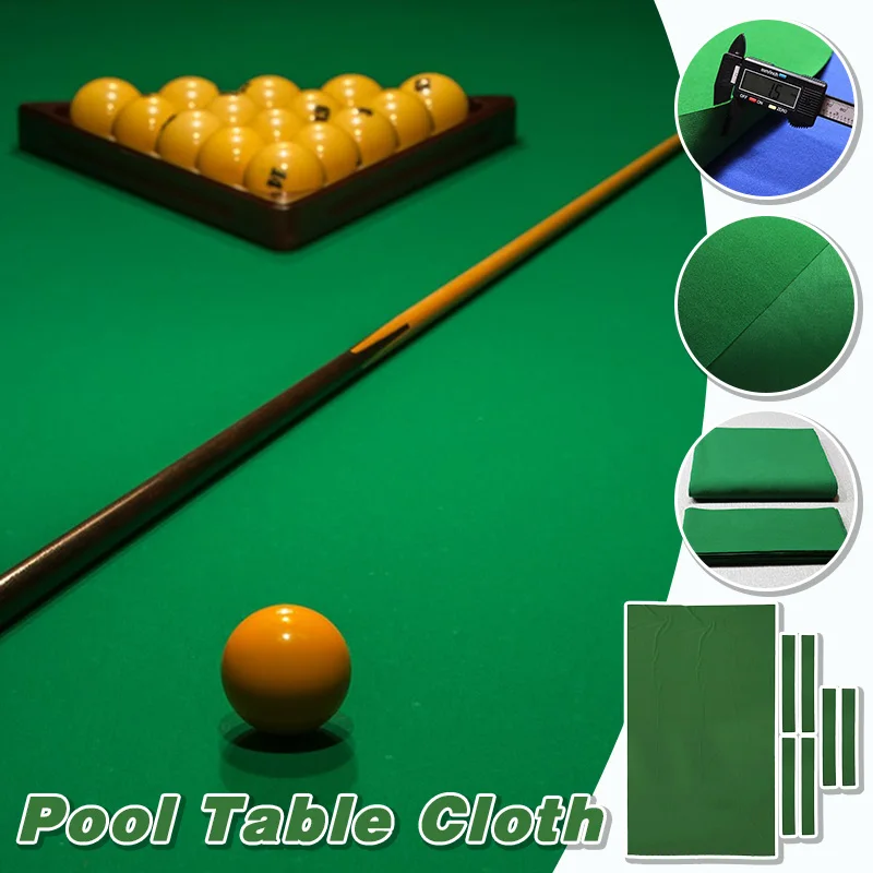 7/8/9FT Pool Table Felt Replacement Mat Premium & Durable Billiard Tablecloth Professional Billiard Pool Table Cloth Accessories