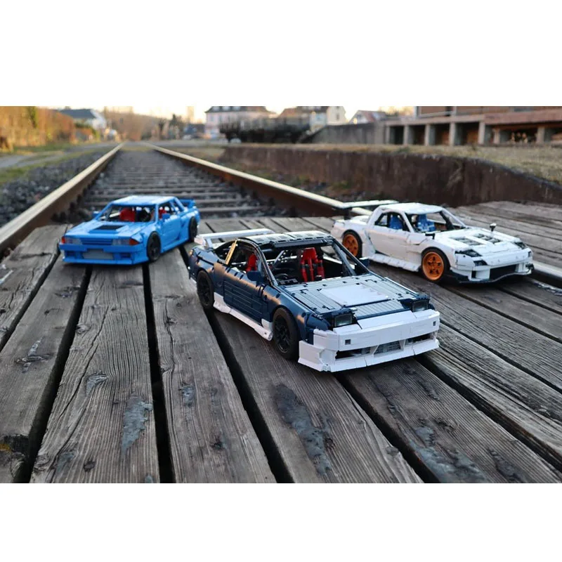 

MOC-104190 Классический Nissan 180SX/240SX Модель X Суперкар Гоночные блоки Модель 4183 PartsMOC Креативная детская игрушка на день рождения в подарок