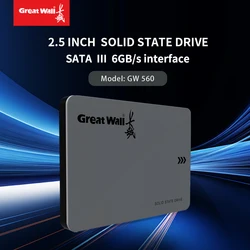 GreatWall-disco duro interno para ordenador portátil, unidad de estado sólido Ssd de 512GB, 128GB, 256GB, 2TB, 2,5 pulgadas, Sata3, 1TB, 2,5 