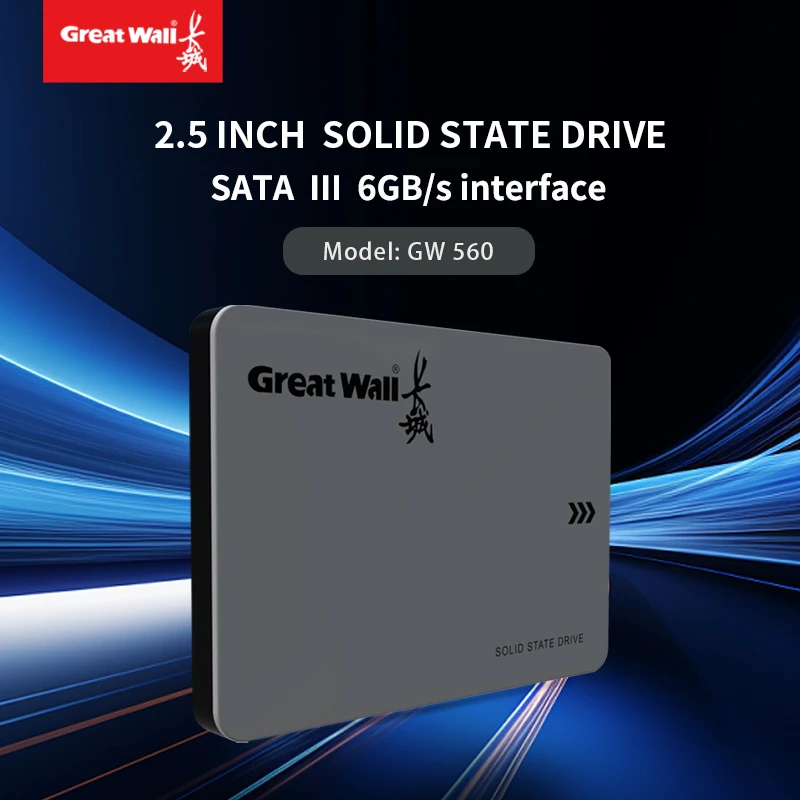 GreatWall Ssd 512GB 128GB 256GB 2TB2.5inch Sata3 SSD 1TB Internal Solid State Drive Hard Disk 2.5