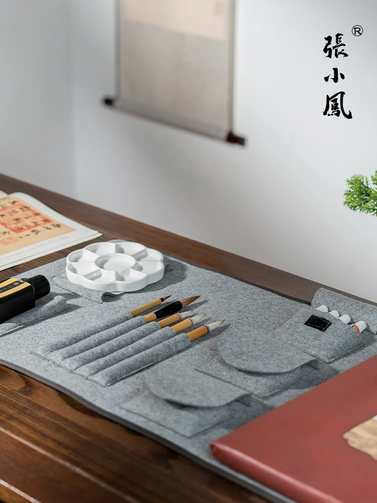 Portable Chinese Painting Pigment Beginner Set for Children's Ink Painting and Meticulous Painting Supplies