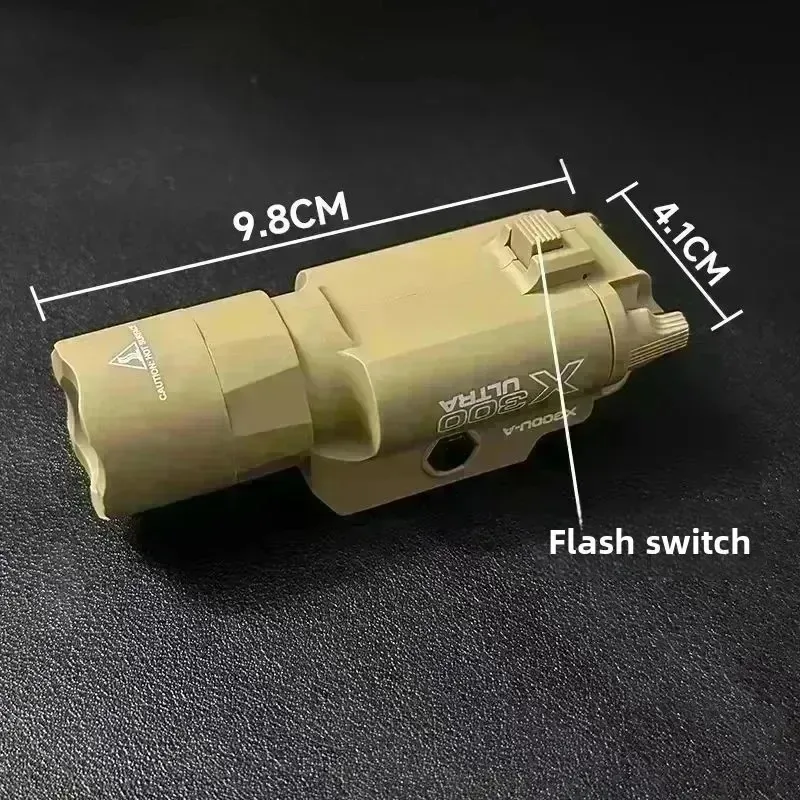 Hobby DIY Ornament Parts X300 Hand Flashlight Convenient Grip Easy Matching Toy Model Parts