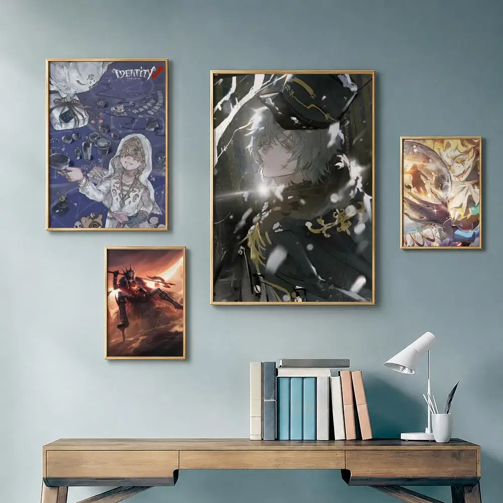 Game Mode C-Call of the AbyssS Poster Vintage Retro Anime Poster Stickers Peel and Stick Wall Art Home Decor