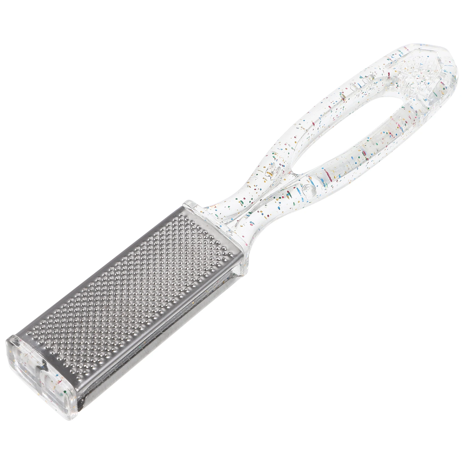 

Double Sided Foot Scrubber Handheld Portable Pedicure Tool Stainless Steel Foot File Dead Skin Callus Remover Feet Grinder Nail
