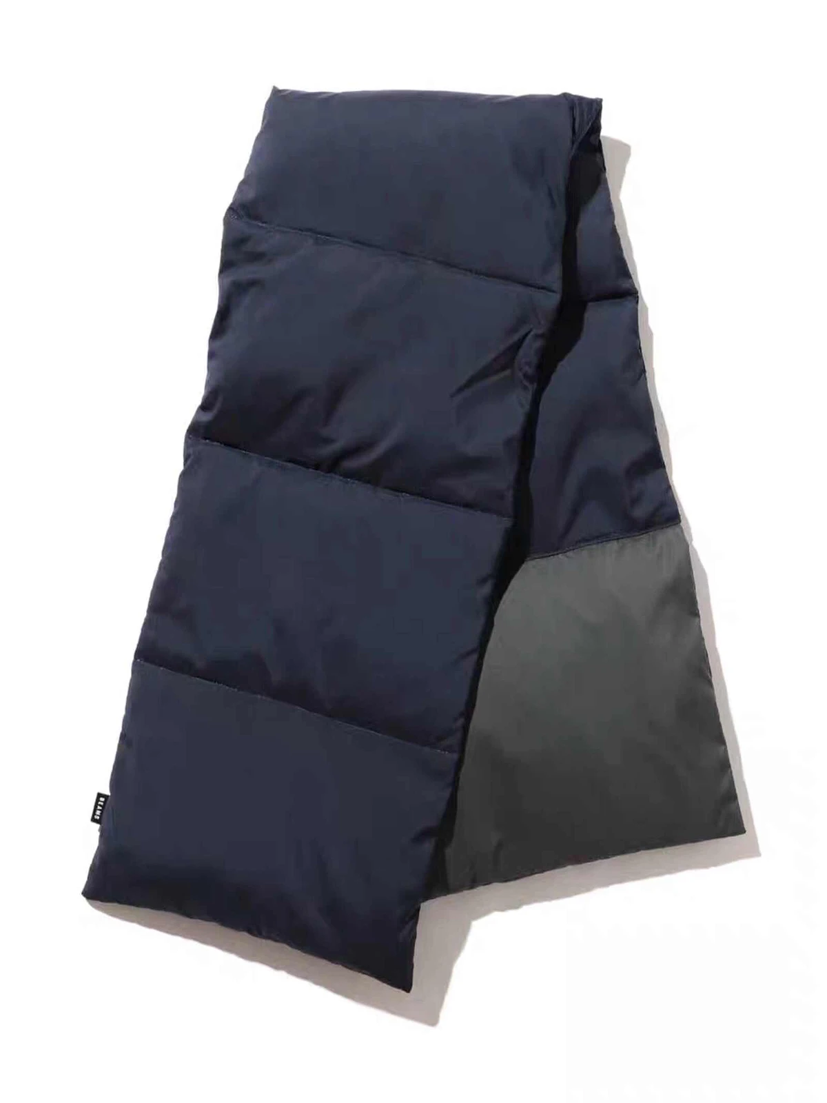 JAPAN 21AW Japanese Color Blocked Autumn and Winter Windproof and Cold Proof Warm Men's and Women's Casual Down Scarf