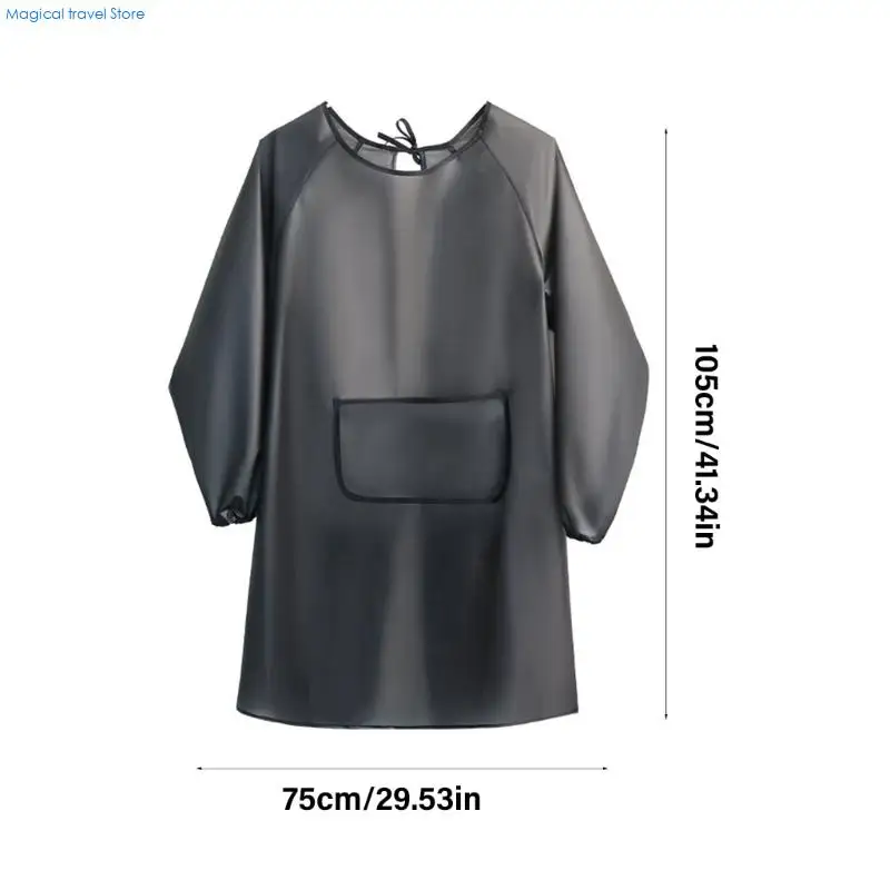 مريلة N2UB شديدة التحمل مصنوعة من مادة TPU مقاومة للزيت ومقاومة للماء للاستخدام الصناعي في المطبخ وتنظيف الطبخ بشكل مريح #5