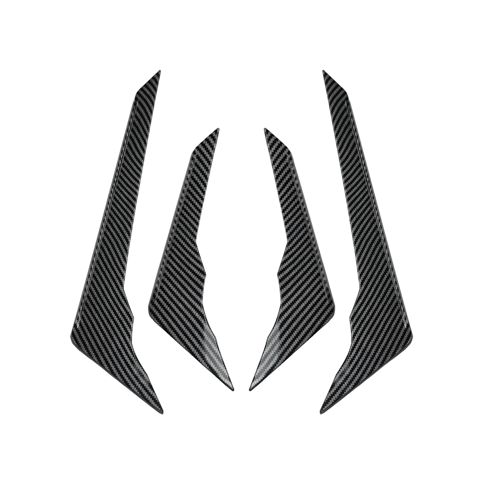 

Для Audi Q5 FY Sline 2020-2024 передний бампер, боковая накладка вентиляционного отверстия, отделка из углеродного волокна/глянцевый черный противотуманный фонарь, впускная рамка, крышка Canard