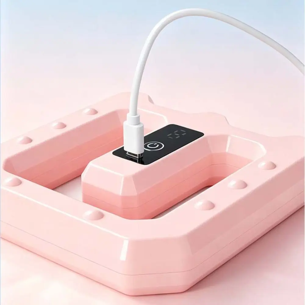 Cordless Fascia Rings Massager Type-C Rechargeable Deep Tissue Electric Body Slimming Machine with Belt Adjustable Vibration