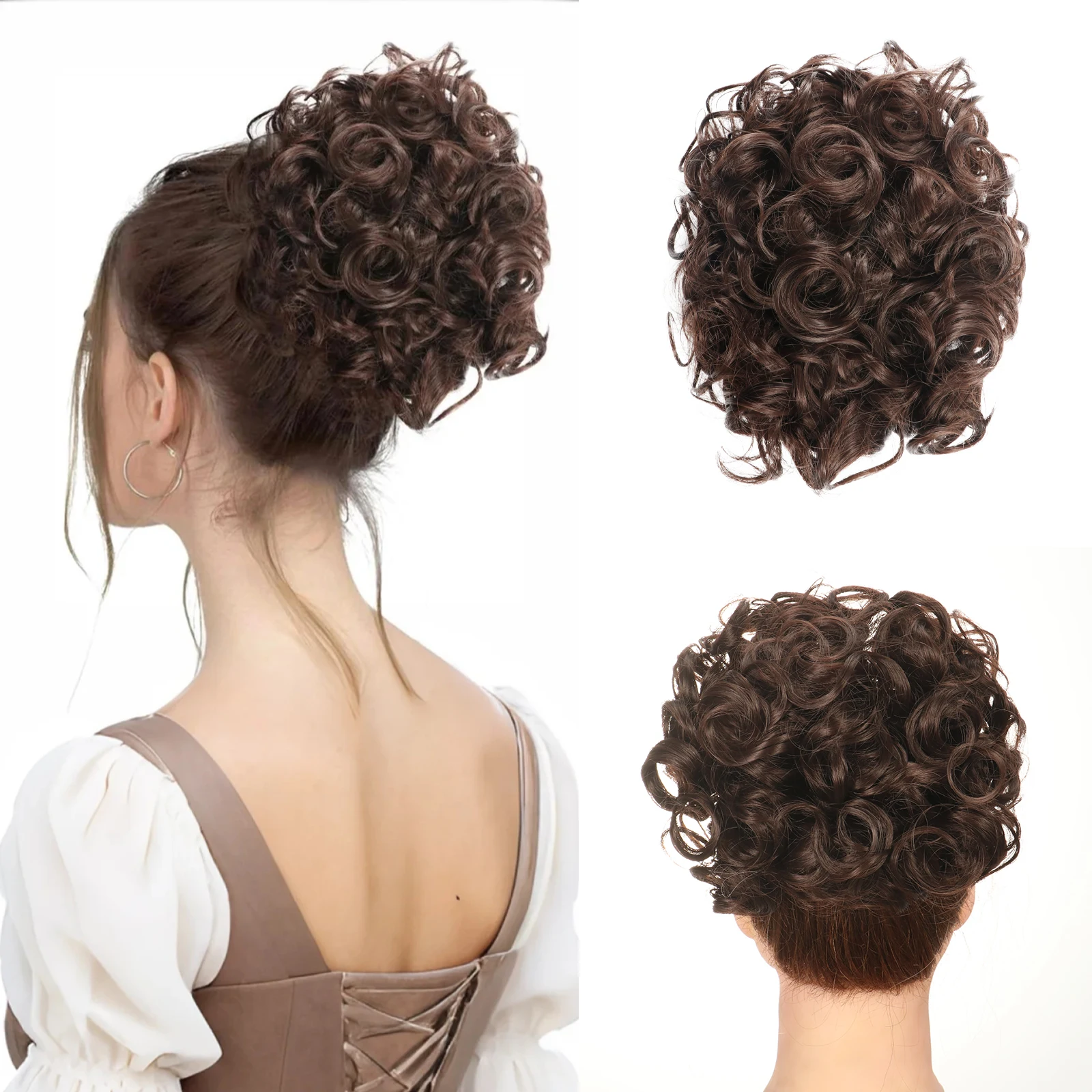 #4 Trending Clip-In Chignon Hair Buns Right Now