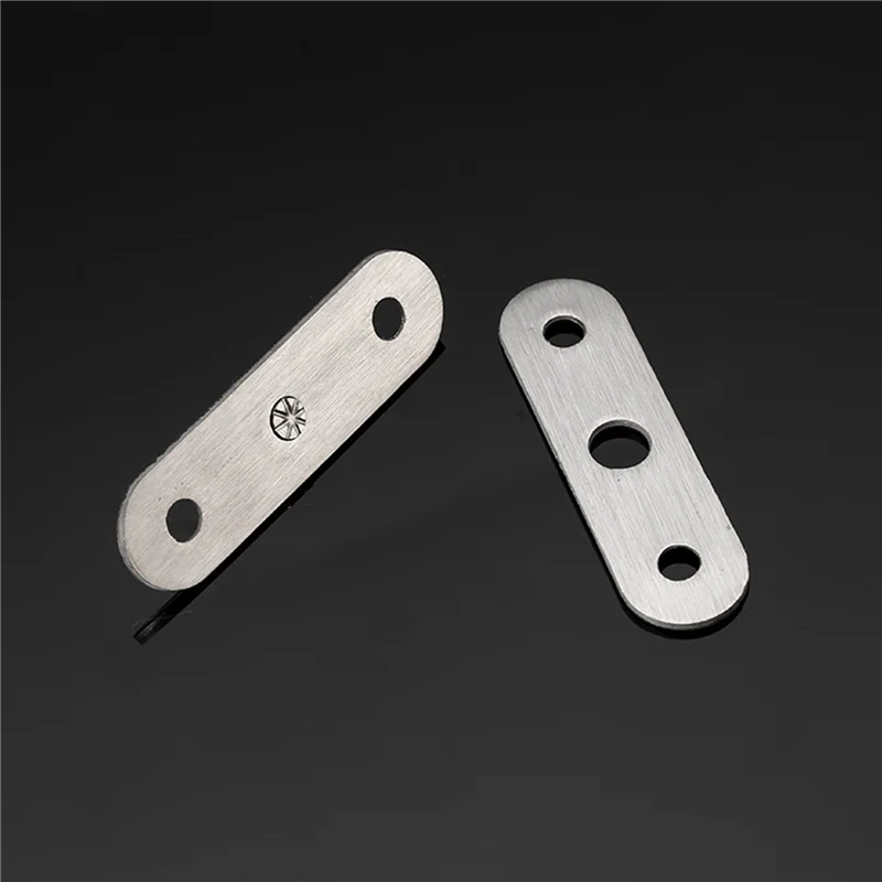 

ABUL-40PCS Shed Door Hinges Kitchen Cabinet 360 Degree Rotation Pivot Stainless Steel Rotating Rotatable 57X16 Mm