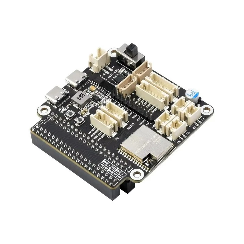 General Driver board for Robots, Based on ESP32, supports WIFI, Bluetooth and ESP-NOW communications, ESP32-WROOM-32