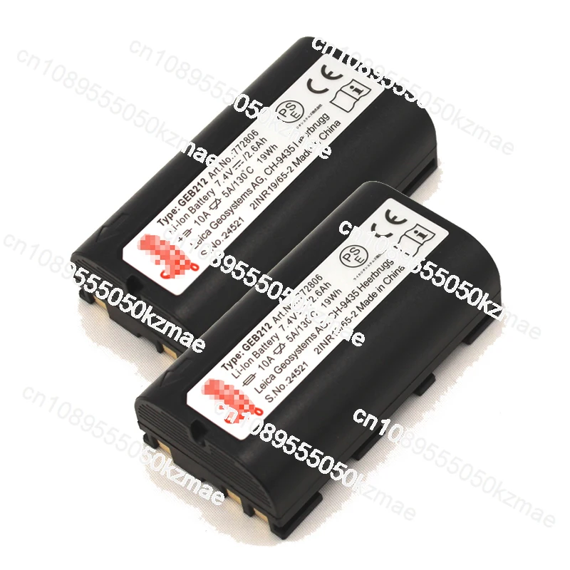 

2Pcs GEB212 battery for Lei ca ATX1200 GPS1200 GRX1200 Piper 100 Piper 200 RX1200 Li-ion Battery