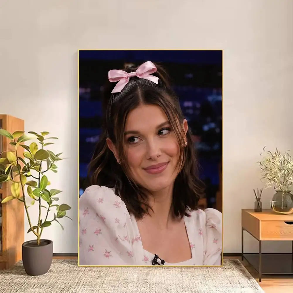 Millie Bobby Brown Poster Versatile HD Waterproof Wall Art Self-Adhesive Decor for Any Space Ideal Gift