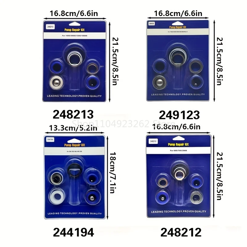 

Ремкомплект безвоздушного распылительного насоса 390/395/490/495/595/695/795/7900/1595/5900/1095 Прокладка поршневого штока насоса фильтра