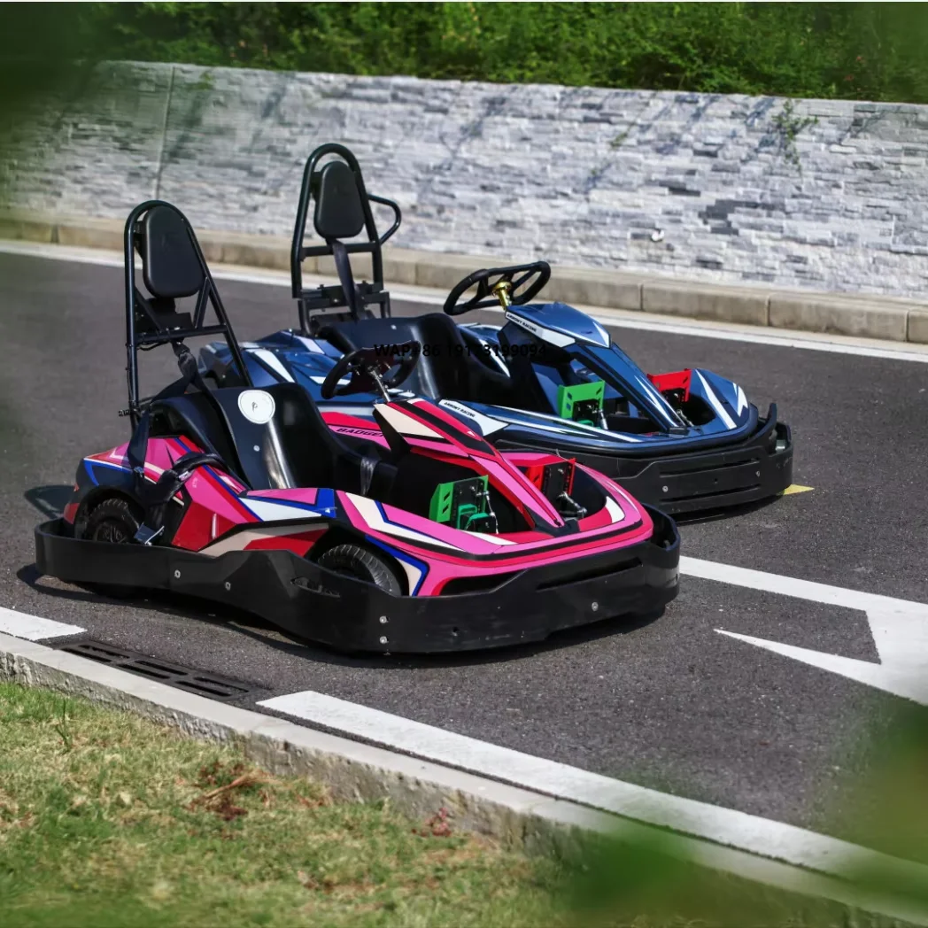 Electric Dual-Layer Floating Chassis Safety Go-Kart with Double-layer Load-bearing Structure Brushless Motor & Lithium Battery