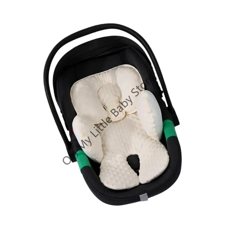 M76C وسادة مقعد سيارة للأطفال مطابقة الألوان لحديثي الولادة تضمن الراحة والأمان في عربات الأطفال والمقاعد الحارسة