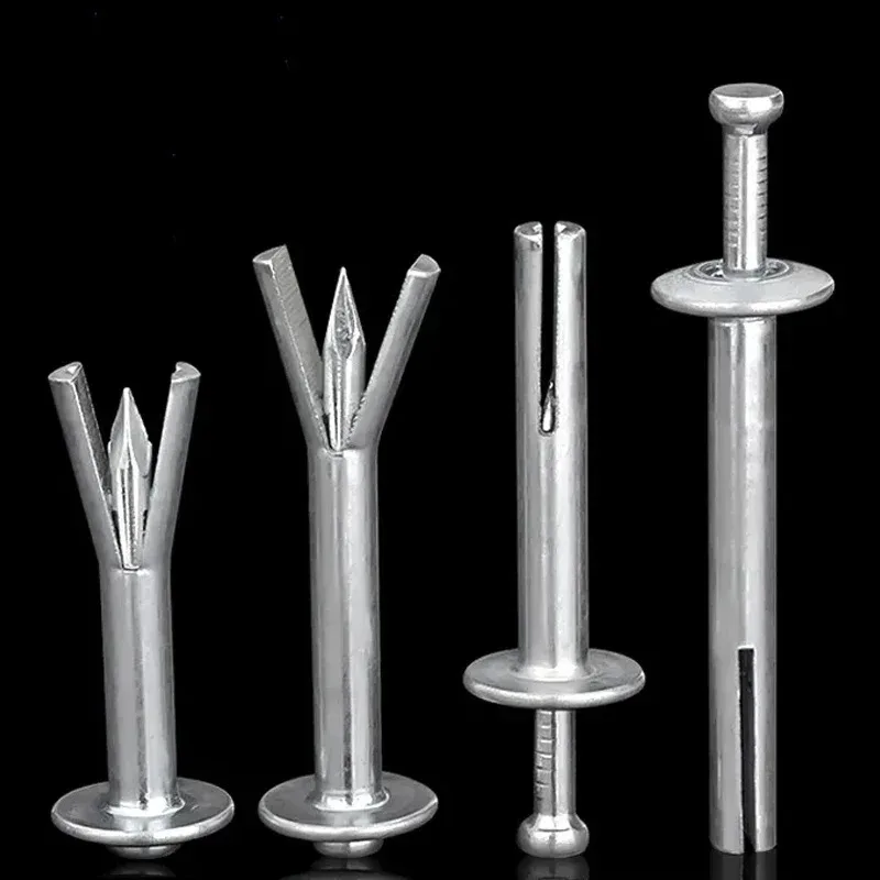 10PCS Hammer Drive Rivet Steel Percussion Expansion Nail Kit Knock Type Tapping Screws for Concrete Walls Furniture Fasteners image 6