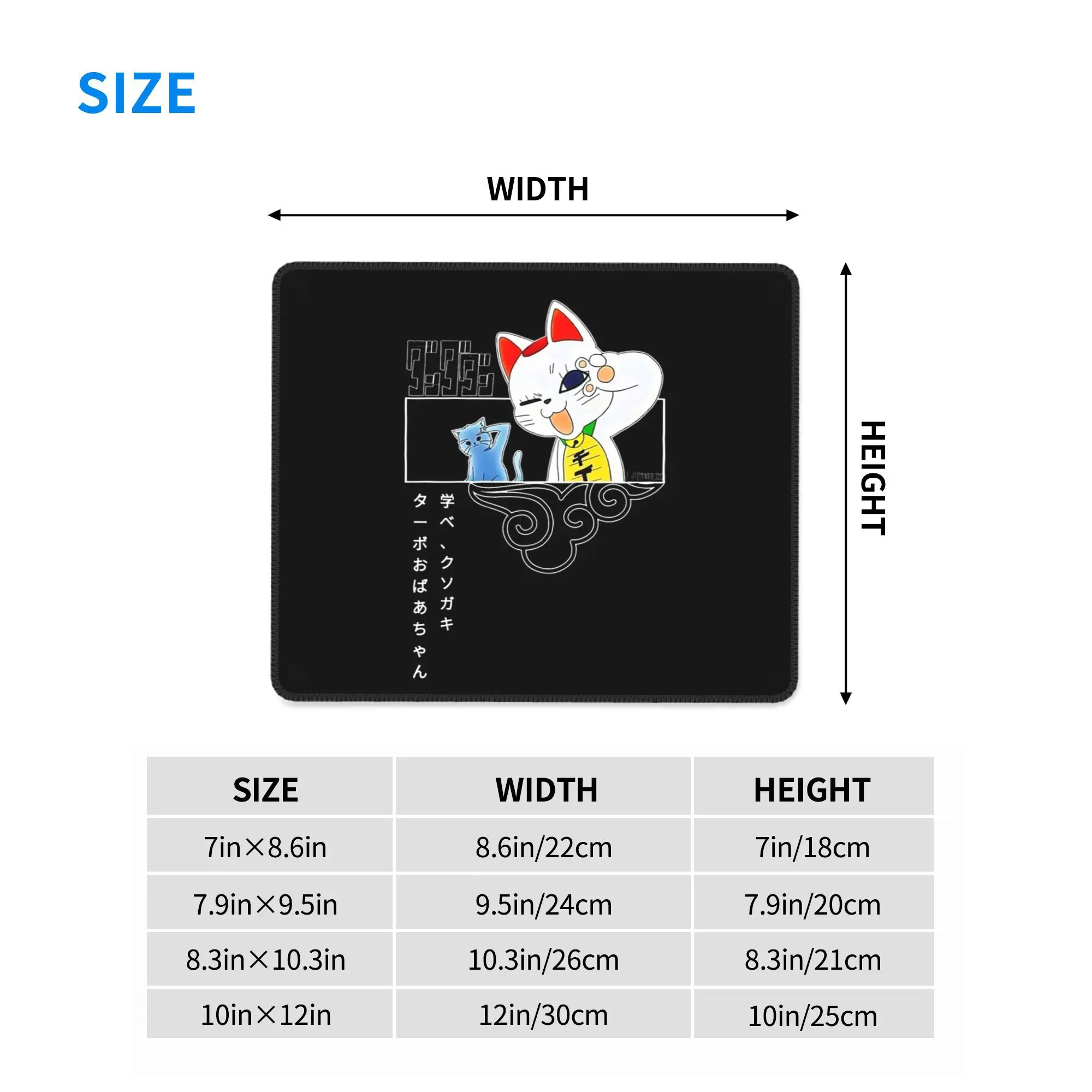 Turbo Granny Mouse Pad Computer Keyboard Mouse Mat Gamer PC Laptop Desk Mat Office Accessories Table Mats