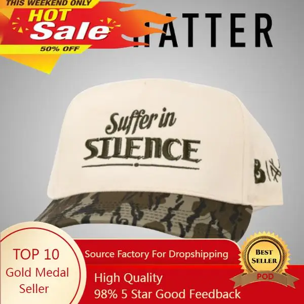 

Suffer in Silence/Be a Man Collab Embroidered Baseball cap Fashion Trucker Hat Adjustable Dad Hats Sunhat Outdoor caps