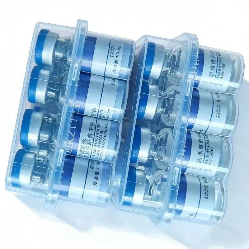 

Blue Copper Peptide Lyophilized Powder GHK‑Cu Ampoule Skin Booster Repair Hydrating Moisturizing Elasticity Essence Korean Skin