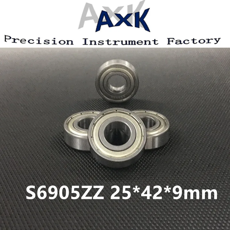 

Новое модное поступление S6905zz Abec-3 (5 шт.) 25x42x9 мм шарикоподшипники из нержавеющей стали S6905z S61905z