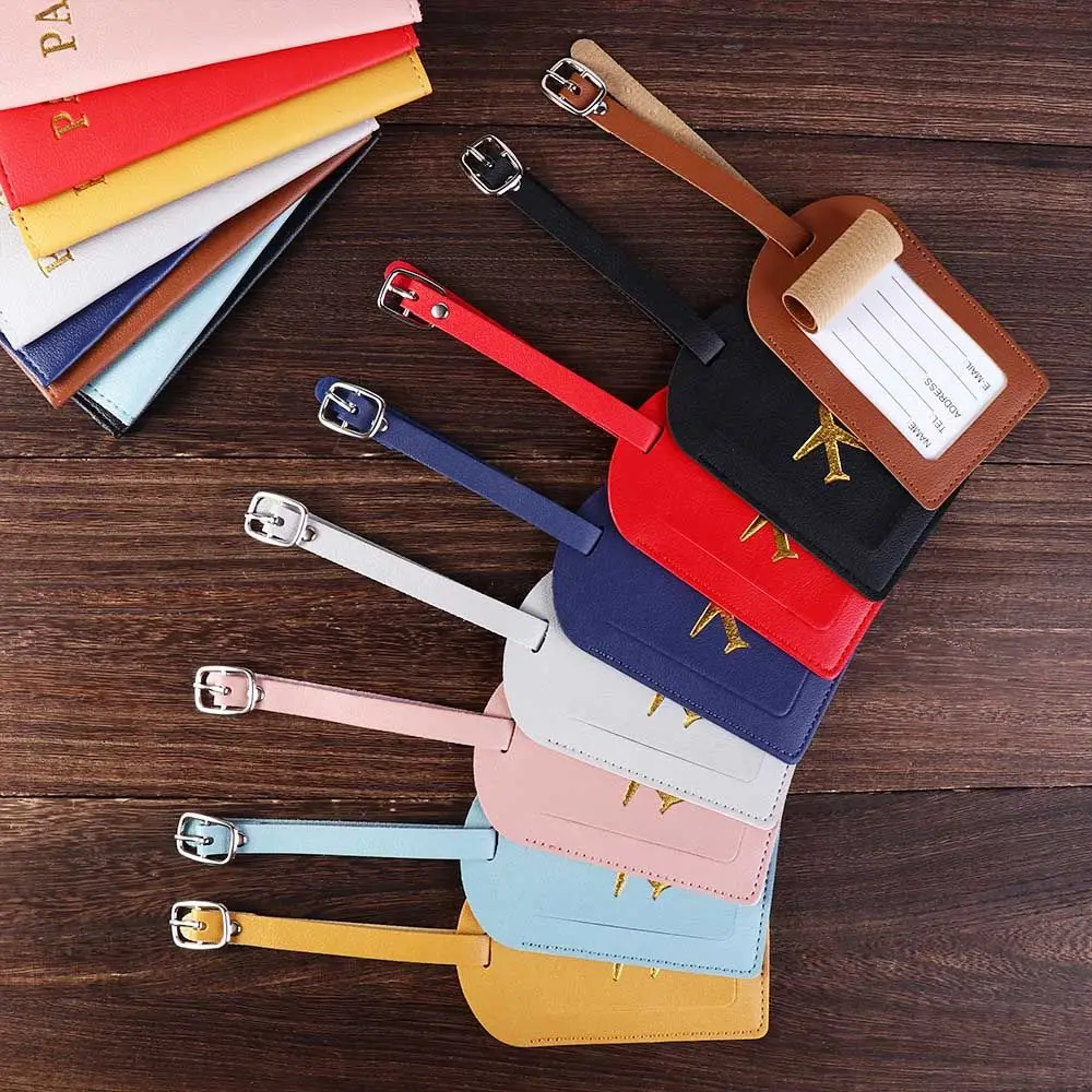 Accessories Handbag Label Name ID Address Passport Card Case Luggage Tag Passport Cover Airplane Suitcase Tag Passport Holder