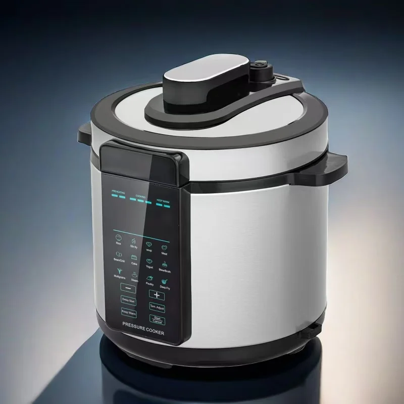 Large Capacity Stainless Steel Electric Pressure Cookers  Non-stick Coating Inner Crock Cooking Pot Factory Price High Quality