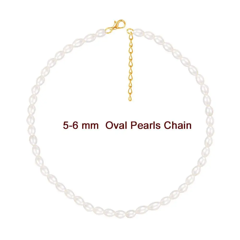 Personalized Custom Name Pendant Fashion Pearl Beaded Necklace for Women Stainless Steel Customized Nameplate Necklace Jewelry