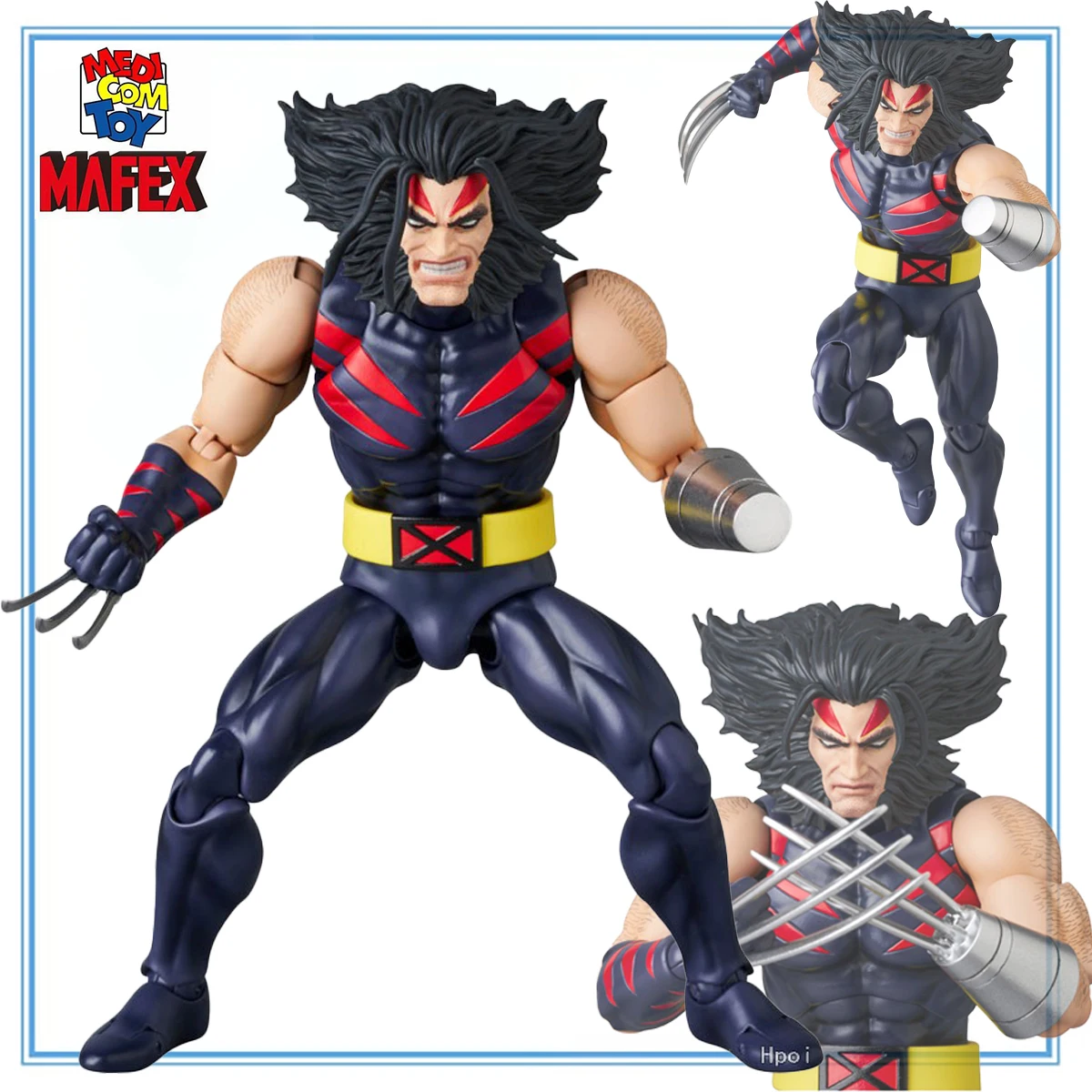 لعبة Medicom الأصلية 100% Mafex (رقم 249) X-Men Wolverine Age of Apocalypse Ver. سلسلة مجموعة شخصيات الرسوم المتحركة