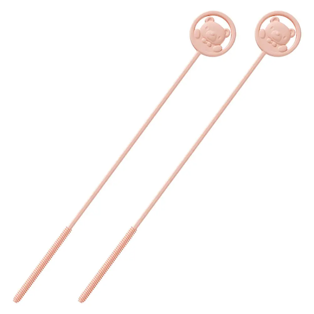 

2Pcs Lightweight Silicone Bottle Brush Set for Baby Bottles Straws Cups Narrow Containers Travel Friendly Compact Dishwasher