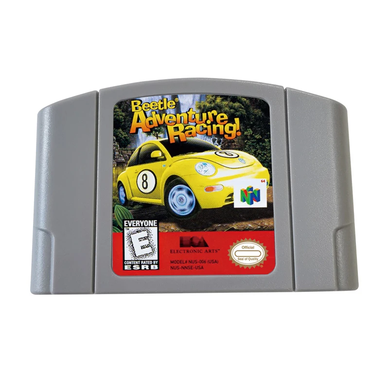 

Игровой картридж link 8 Beetle Adventure RacinG 64 - версия NTSC для США / PAL для Европы, кастомный ROM-картридж для консоли 64.