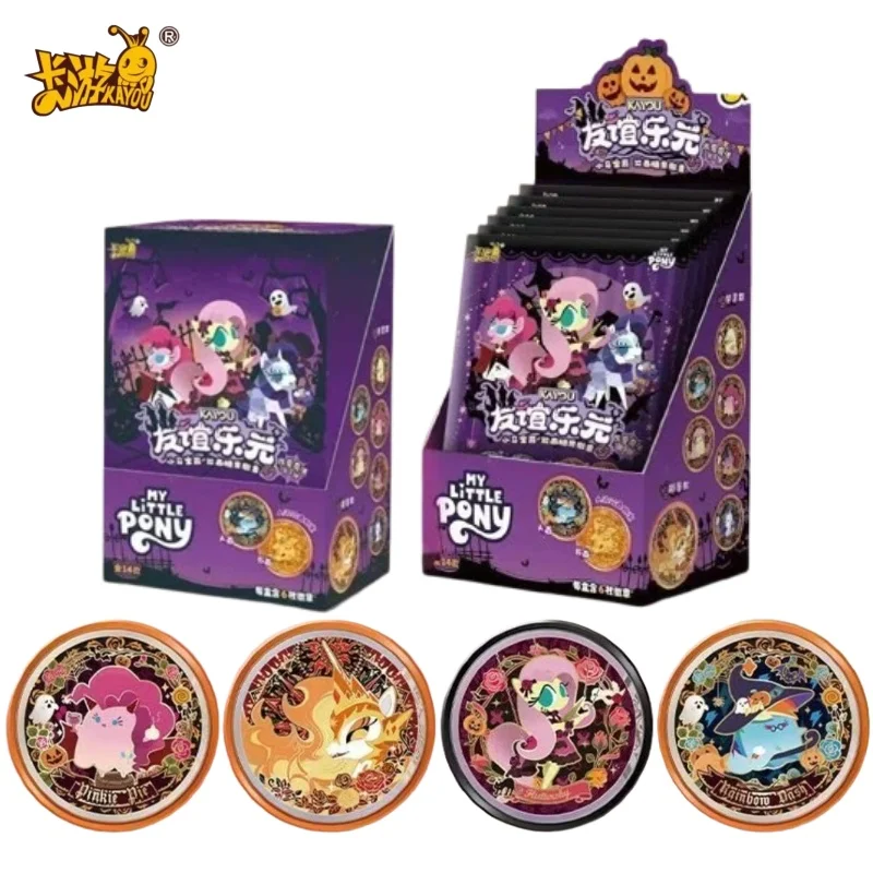 KAYOU My Little Pony Pinkie Pie Double-sided Candy Badge Halloween Themed Cute Brooch Animated Element Collectible Toy