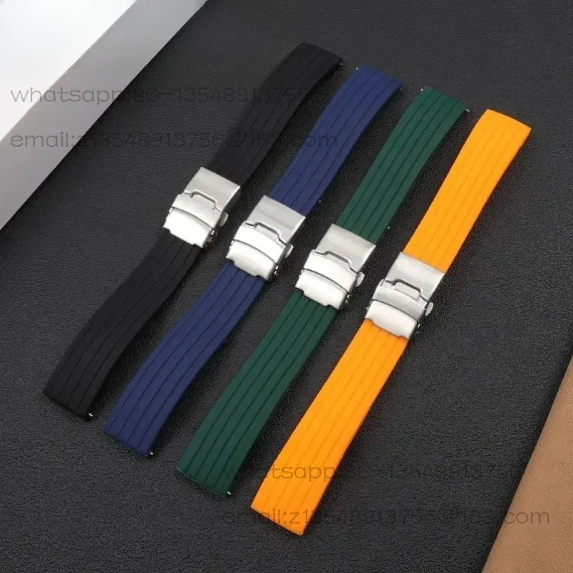 

Адаптировано к No. Ремешок для часов 5 Strap 007 из резины и силикона, мужской браслет для часов, в наличии и быстрая доставка.