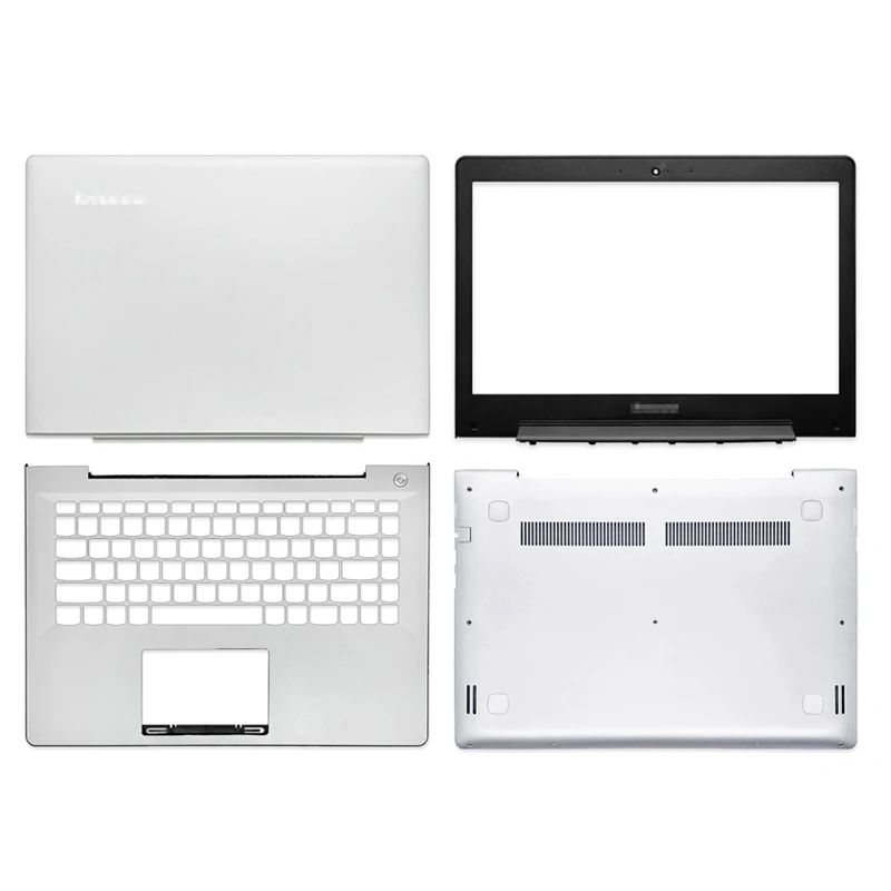 

New Laptop LCD Back Cover/Front Bezel/Palmrest/Bottom Case For Lenovo S41 S41-70 S41-75 U41-70 300S-14ISK 500S-14ISK White