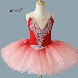 Professional Ballet Costume Tutu Girls Blue Pink Tutu Ballerina Party Dress Children Kids Ballet Dance Costumes