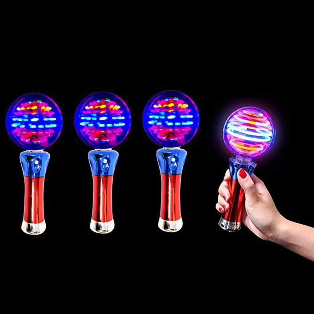 Innovative Round Ball Glow Stick Durable Flash Stick 10 Lights Active Atmosphere Party Ambience Glow Round Ball Stick