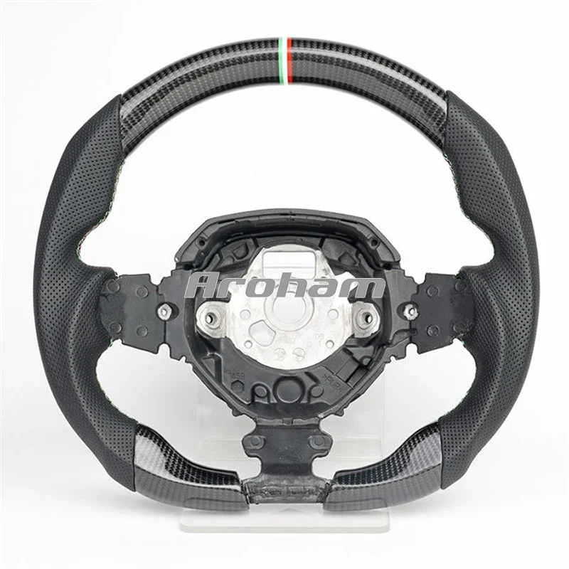 Aroham Real Carbon Fiber Steering Wheel For Lamborghini Aventador 2012 2013 2014