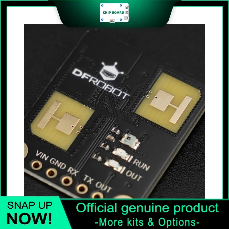 DFRobot C4002 24GHz mmWave Radar, Human Presence Detection, Motion Sensing, Smart Sensing Unit