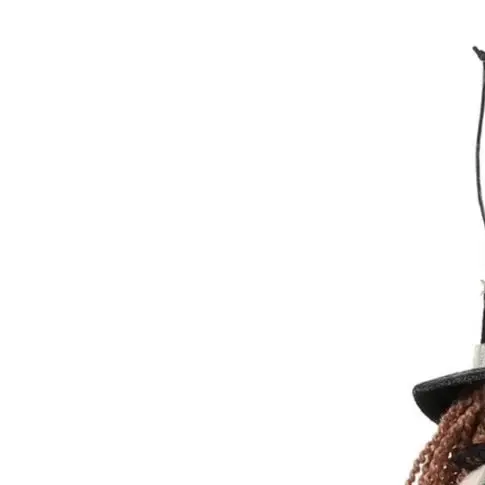 Durable Halloween Witch Figure Halloween Party Decorations Halloween Witch Doll with Broom Small Hanging Witch for Haunted