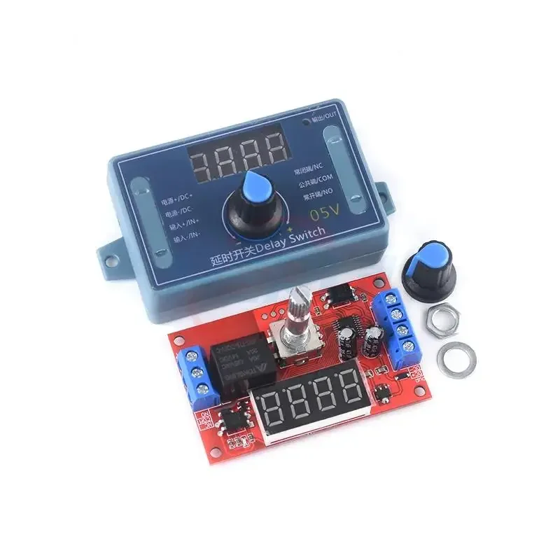 Delay time relay module 5V12V24V timing programmable Optocoupler isolation pulse cycle power off