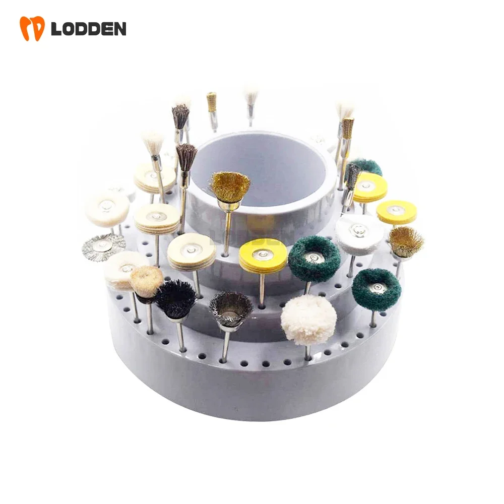 

116 holes Dental Rotary Plastic Holder for 3 Layer Denture/Jewelry Burs Storage Box Disinfection Carbide Bur Block Drill Case