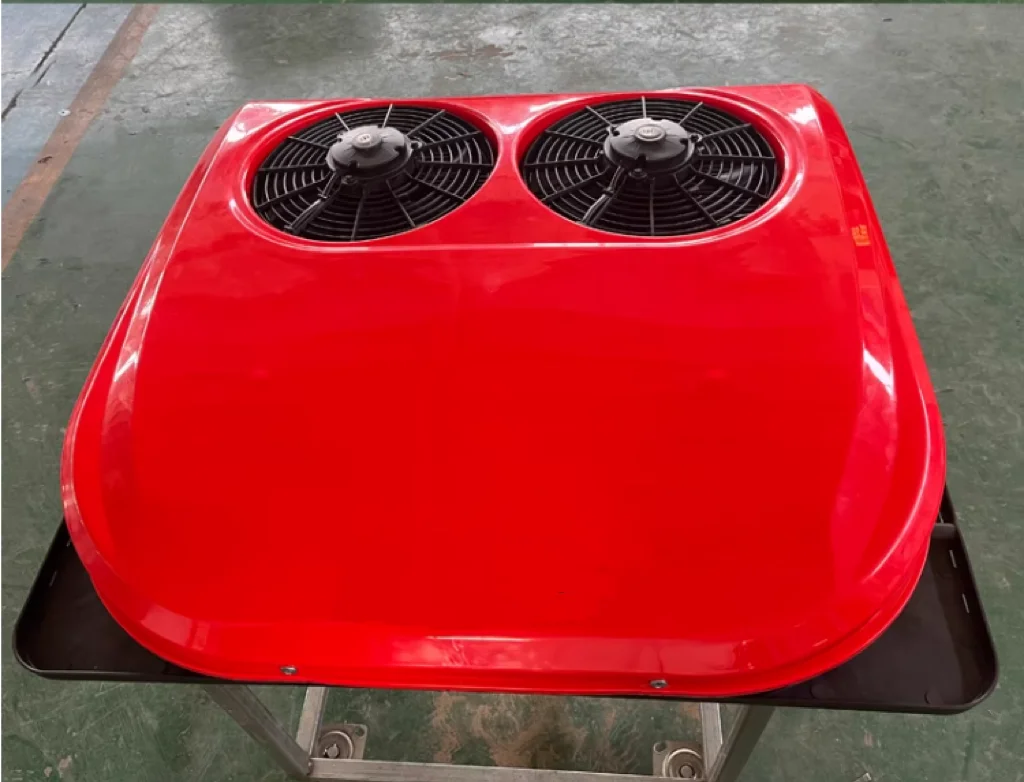 كامبر RV سقف كهربائي 12 فولت تكييف الهواء على السطح 12 فولت شاحنة 24 فولت مكيف هواء لوقوف السيارات #4