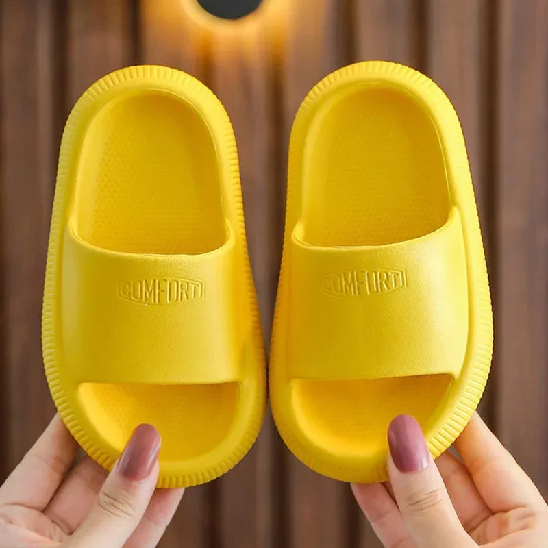 Children Slippers Comfortable Summer Garden Beach Sandals Baby PVC Bathroom Shoes Non-Slip For Boys Girls