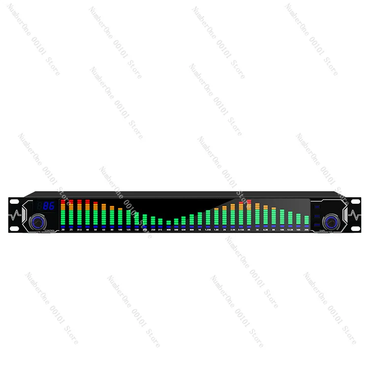 Professional digital audio equalizer home ktv stage performance bar audio eq tuner audio regulator