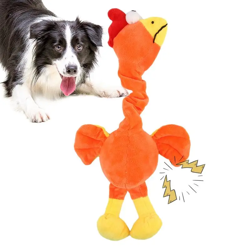 Interactive Play For Dogs Squeaky Dog Plush Toy With Built-in Sound Device Comfortable And Durable Puzzle Dog Stuffed Toys For